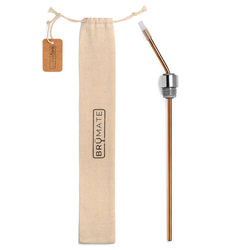 Winesulator TM Infinity Straw | Rose Gold - Home Accessory