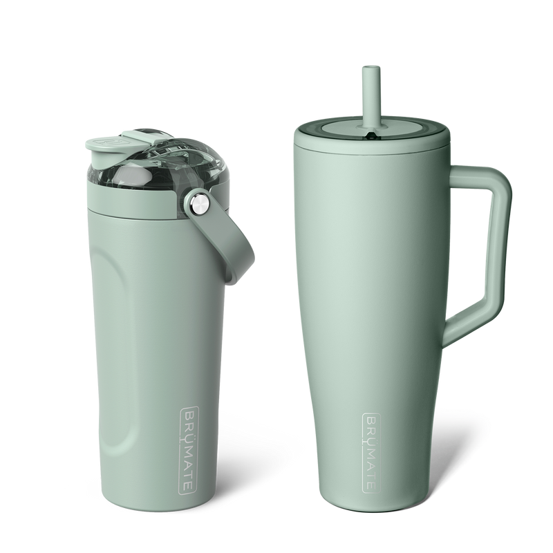Shake + Glow Bundle | Sage | 40oz/25oz - Leisure Flavor-Bundle