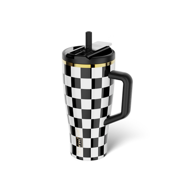 Era Flip 30oz | Black & White Checker - Casual Pour