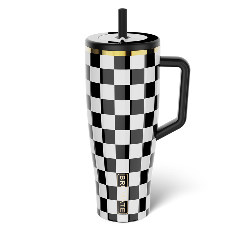 Era 40oz | Black & White Checker - Ready Drink