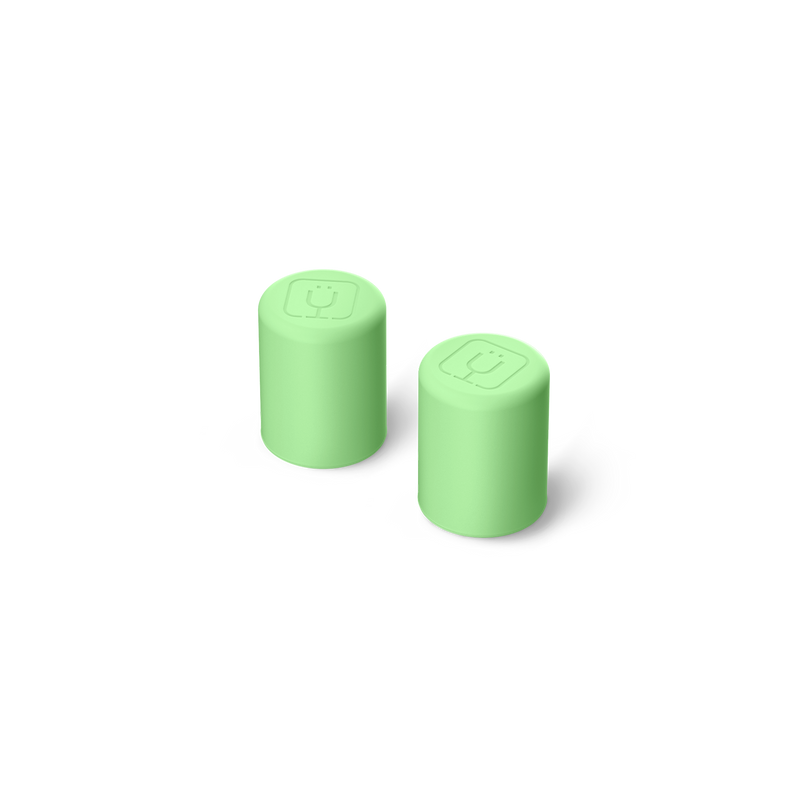 Magnetic Straw Cover | Kiwi | 2-Pack - Simple Care