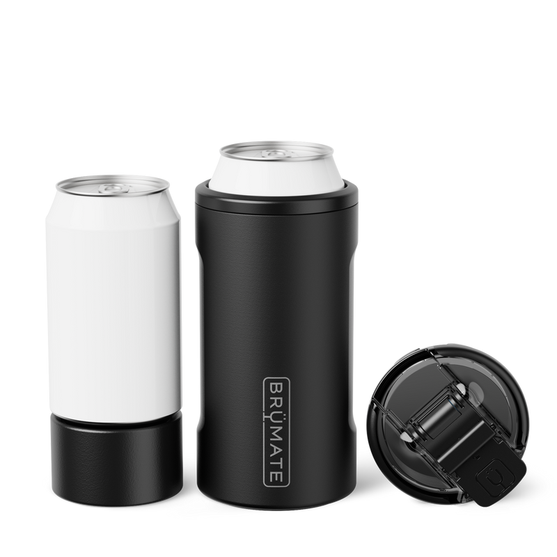 Hopsulator Trio | Matte Black | 12/16oz Standard Cans - Home Carry