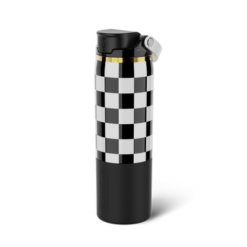 Rise 25oz | Black & White Checker - Practical Commute
