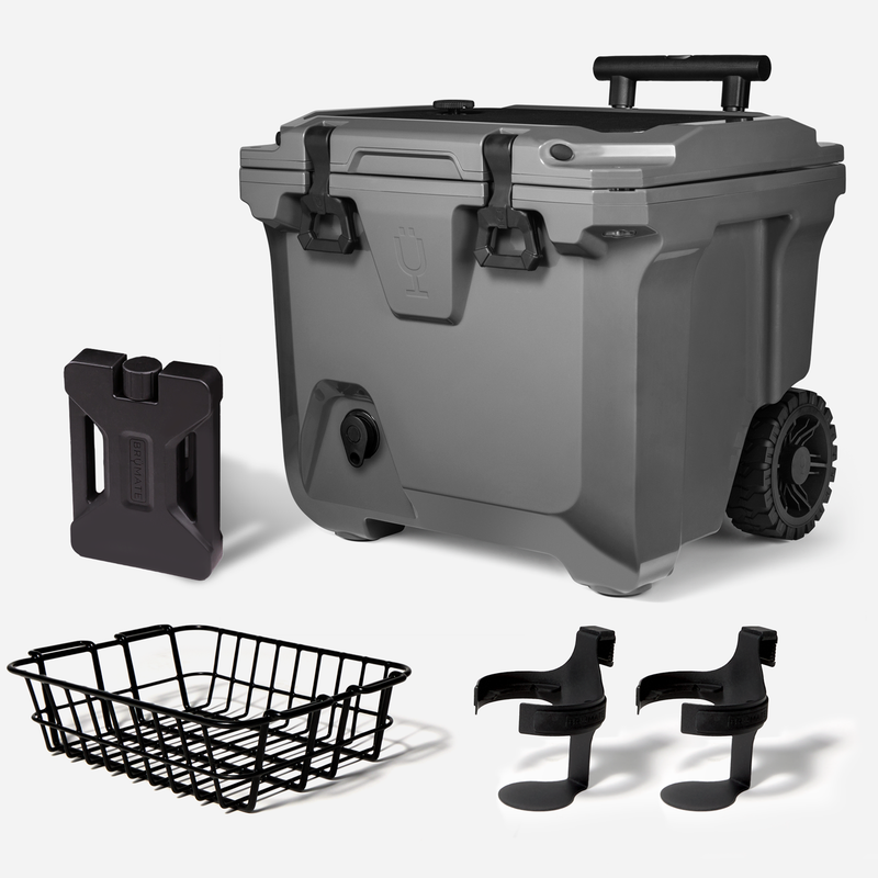 Br Tank 35-Quart Ultimate Day Trip Cooler Bundle | Charcoal - Relaxed Daily-Kit