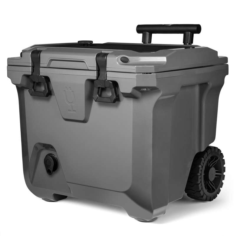 Br Tank 35-Quart Rolling Cooler | Charcoal - Smart Outdoor