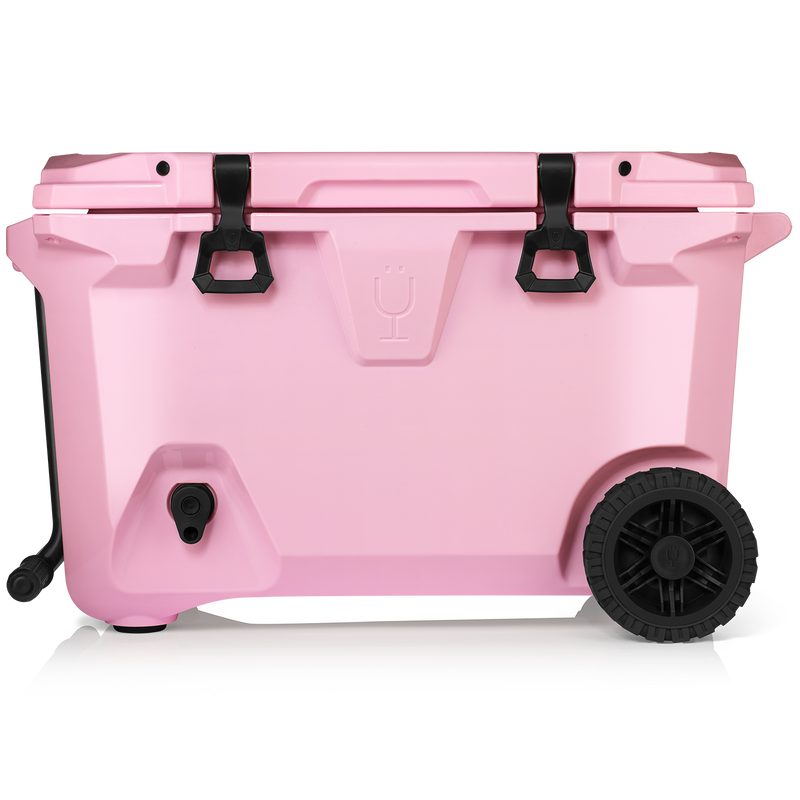 Br Tank 55-Quart Rolling Cooler | Blush - All-Day Expedition