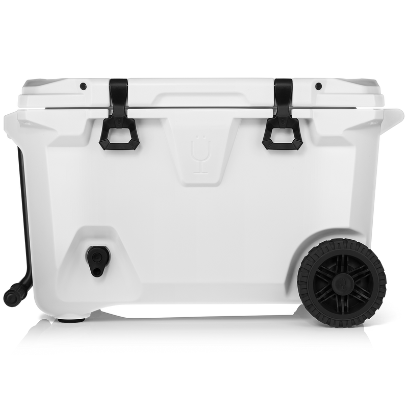 Br Tank 55-Quart Rolling Cooler | Ice White - Outdoor Day-Trip