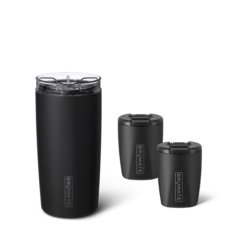 On The Rocks Bundle | Matte Black | 49/12oz - Classic Bottle-Set
