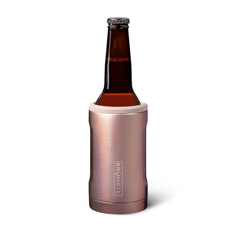 Hopsulator Bott'l | Glitter Rose Gold | 12oz Bottles - Essential Cooler